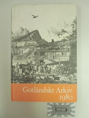 Seller image for Gotlndskt Arkiv 1980. Argang 52. for sale by Druckwaren Antiquariat