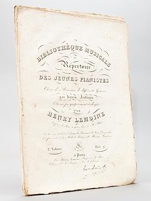 Bibliothèque Musicale. Répertoire des Jeunes Pianistes. (1116 H).