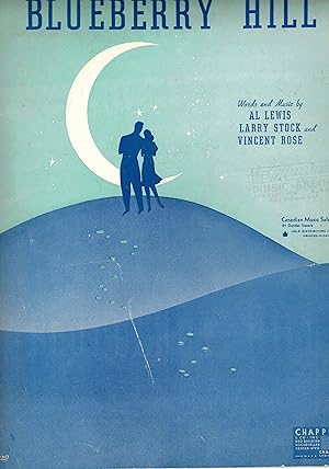 Image du vendeur pour Blueberry Hill - Vintage Sheet Music mis en vente par ! Turtle Creek Books  !