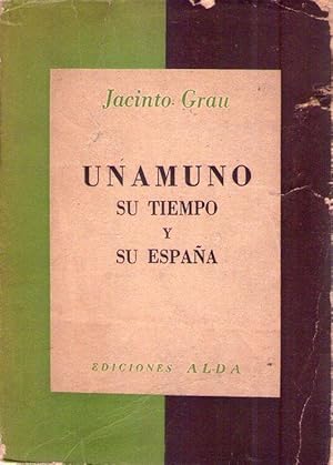 Immagine del venditore per UNAMUNO. Su tiempo y su Espaa venduto da Buenos Aires Libros