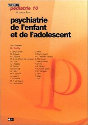 Psychiatrie de l'enfant et de l'adolescent