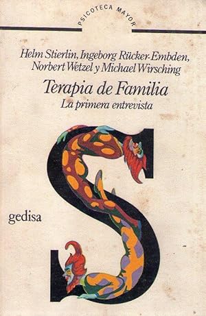 Seller image for TERAPIA DE FAMILIA. La primera entrevista for sale by Buenos Aires Libros
