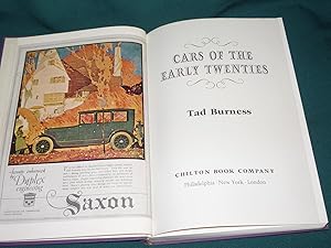 Image du vendeur pour Cars Of The Early Twenties mis en vente par Simon Lewis Transport Books