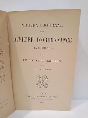 Seller image for Nouveau journal d'un officier d'ordonnance: La Commune for sale by Librera Miguel Miranda