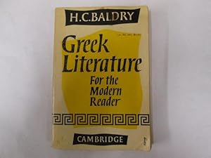 Seller image for Greek Literature for the Modern Reader for sale by Goldstone Rare Books