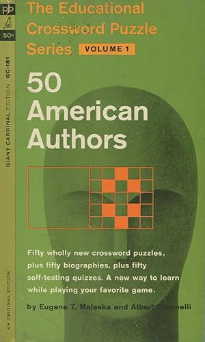 Seller image for 50 American Authors: The Educational Crossword Puzzle Series: Volume 1 for sale by Kenneth A. Himber