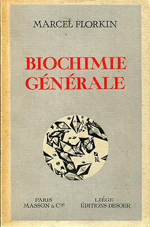 Seller image for Introduction  la biochimie gnrale for sale by Sylvain Par