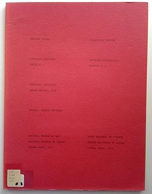 Seller image for Ethnology Division: Annual Review, 1972 for sale by Claudine Bouvier