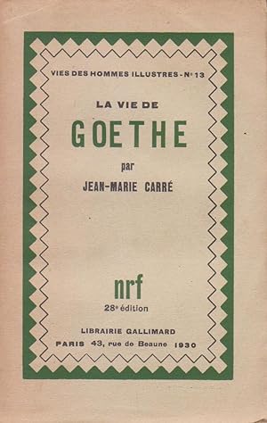 Vie de Goethe (La)