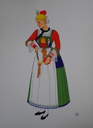 Bild des Verkufers fr Costumes Nationaux. Autriche - Hongrie - Pologne - Tchcoslovaquie. zum Verkauf von Bouquinerie Aurore (SLAM-ILAB)