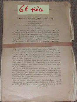 L'agent de la scarlatine (Rickettsia Scarlatinae).