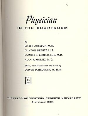 PHYSICIAN IN THE COURTROOM