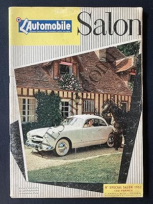 L'AUTOMOBILE-N°78-OCTOBRE 1952-N°SPECIAL SALON 1952