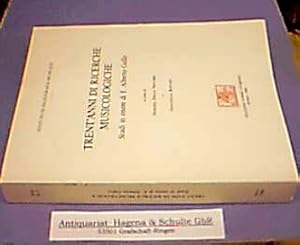 Bild des Verkufers fr Trent'anni di ricerca musicologica. Studi in onore di F. Alberto Gallo. (= Instituto di Paleografia Musicale - Roma. Serie III: Miscellanea 2). zum Verkauf von Antiquariat Andree Schulte