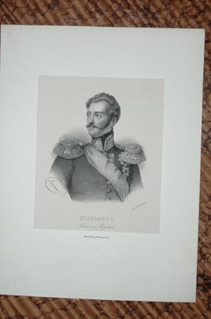 Bild des Verkufers fr Portrt. Brustfigur von vorn, Kopf nach halbrechts. Unterrand mit Beschriftung "Nikolaus I. Kaiser von Russland". Lithographie auf aufgewalztem China von Stadler, gedruckt bei J. Hfelich. zum Verkauf von Antiquariat  Braun