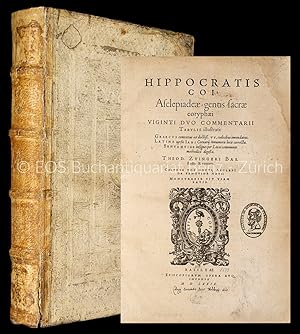 Coi Asclepiadeae gentis sacrae coryphaei viginiti duo commentarii tabulis illustrati. Graecus con...