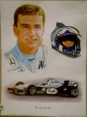 David Coulthard - 'The Contender' by Colin Howard, Fine Art Print