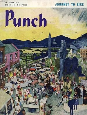 Seller image for PUNCH, VOL. CCXLIX, N 6520, AUG. 25, 1965 (Contents: BASIL BOOTHROYD, Disposing of the Weapon. ALAN COREN, John Bull's Other England: Middlesex and Hertfordshire. ALEXANDER FRATER, Sing a Song of Sixpence. R. G. G. PRICE, The Globe, Warts and All.) for sale by Le-Livre