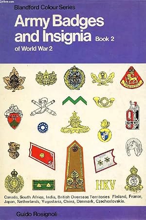 Immagine del venditore per ARMY BADGES AND INSIGNIA OF WORLD WAR 2, BOOK 2 venduto da Le-Livre