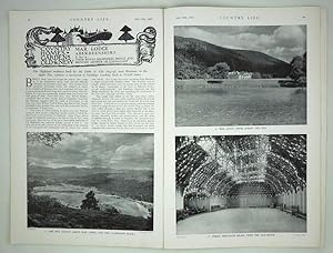 Original Issue of Country Life Magazine Dated July 17th 1937 with a Main Feature on Mar Lodge in ...