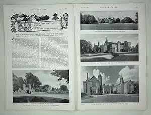 Original Issue of Country Life Magazine Dated July 31st 1937 with a Main Feature on Melford Hall ...