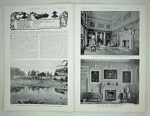 Original Issue of Country Life Magazine Dated August 7th 1937 with a Main Feature on Melford Hall...