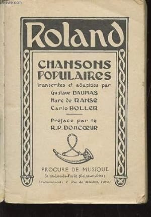 Seller image for ROLAND : CHANSONS POPULAIRES. for sale by Le-Livre