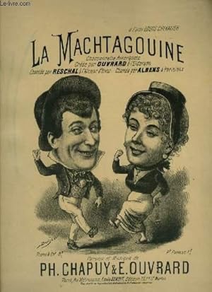 Seller image for LA MACHTAGOUINE - CHANSONNETTE AUVERGNATE POUR PIANO ET CHANT. for sale by Le-Livre