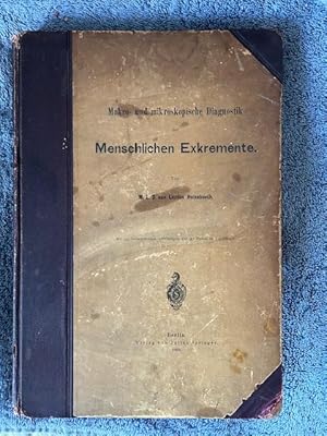 Immagine del venditore per Makro- und mikroskopische Diagnostik der Menschlichen Exkremente venduto da Tiber Books