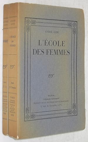 L'Ecole des Femmes. [With] Robert: Supplement a l'Ecole des Femmes. 2 volumes.