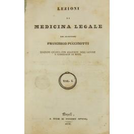 Bild des Verkufers fr Lezioni di medicina legale. Con appendice contenente sei consulti di medicina legale zum Verkauf von Libreria Antiquaria Giulio Cesare di Daniele Corradi