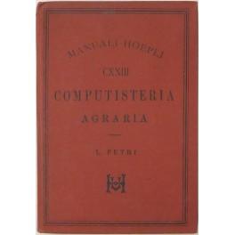 Seller image for Computisteria agraria for sale by Libreria Antiquaria Giulio Cesare di Daniele Corradi