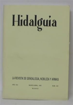 HIDALGUÍA - La Revista de Genealogía, Nobleza y Armas - Año XLV - Marzo-Abril 1997 - Núm. 261