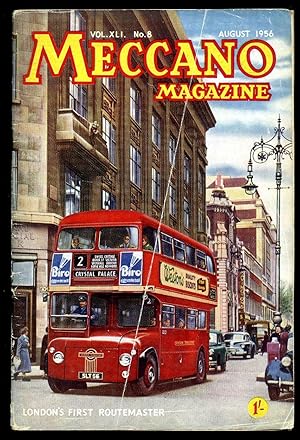 Immagine del venditore per Meccano Magazine Titled to the Front Cover 'London's First Routemaster' Volume XLI. No. 8 August 1956 [2] venduto da Little Stour Books PBFA Member