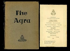 Imagen del vendedor de Five Agra [Old Mother AGRA]; The Story of The 5th Army Group Royal Artillery a la venta por Little Stour Books PBFA Member