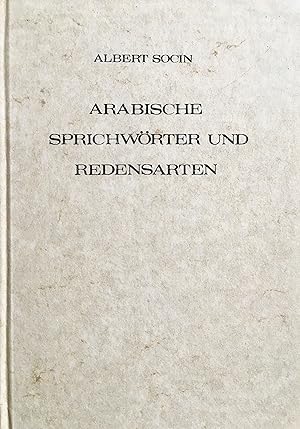 Seller image for Arabische Sprichwrter und Redensarten. for sale by Jack Baldwin Rare Books