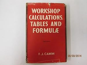 Imagen del vendedor de Workshop calculations, tables and formulae a la venta por Goldstone Rare Books