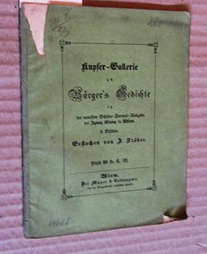 Kupfer-Gallerie zu Bürger`s Gedichte in der neuesten Schiller-Format-Ausgabe bei Ignaz Klang in W...