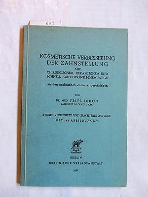 Kosmetische Verbesserung der Zahnstellung auf chirurgischem, keramischem und schnell-orthodontisc...