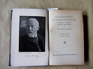 Bild des Verkufers fr Das Erlebnis und die Dichtung. Lessing - Goethe - Novalis - Hlderlin. zum Verkauf von Versandantiquariat Dr. Wolfgang Ru