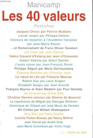 Seller image for LES 40 VALEURS ET QUELQUES INTERLUDES for sale by Le-Livre