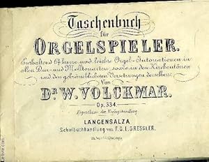 Seller image for TASCHENBUCH FUR ORGELSPIELER for sale by Le-Livre