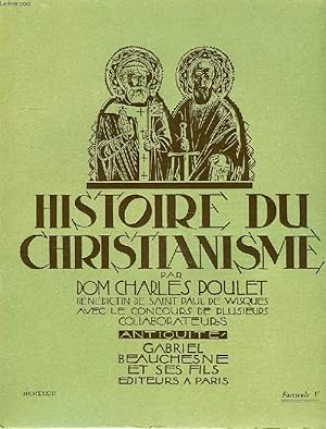 Seller image for HISTOIRE DU CHRISTIANISME, FASC. V, ANTIQUITE for sale by Le-Livre
