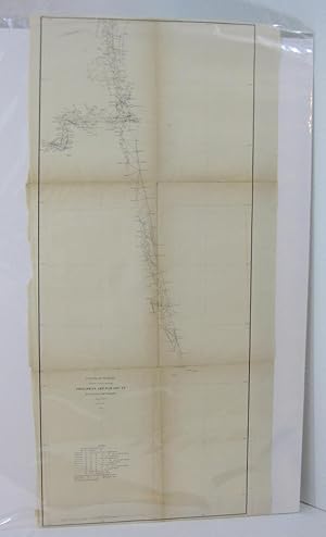 Image du vendeur pour PROGRESS SKETCH SEC. VI: EAST COAST OF FLORIDA: (Upper Sheet) 1871 mis en vente par Frey Fine Books