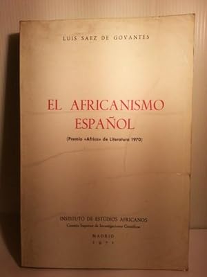 EL AFRICANISMO ESPAÑOL.