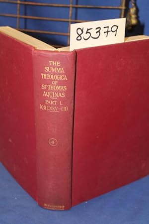 Image du vendeur pour Part 1(QQ LXXV-CII) vol. 4 The "Summa Theologica" of St. Thomas Aquinas mis en vente par Princeton Antiques Bookshop