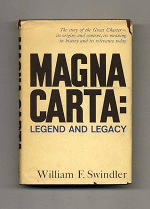 Bild des Verkufers fr Magna Carta: Legend and Legacy - 1st Edition/1st Printing zum Verkauf von Books Tell You Why  -  ABAA/ILAB
