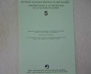 Immagine del venditore per Beitrge zum Naturschutz in der Schweiz Heft 5. Uebersicht zur Bedrohung der Segetal- und Ruderalflora der Schweiz. Mit Roter Liste der Segetal- und Ruderflora. venduto da Antiquariat Bookfarm