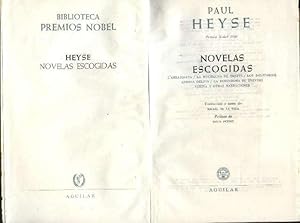 NOVELAS ESCOGIDAS. PREMIO NOBEL 1910.