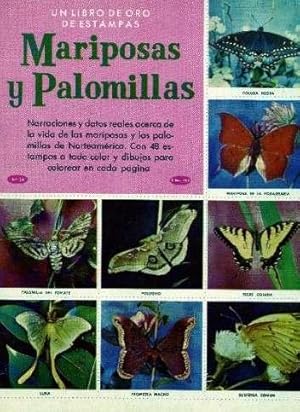 MARIPOSAS Y PALOMILLAS. UN LIBRO DE ORO DE ESTAMPAS. ALBUM COMPLETO